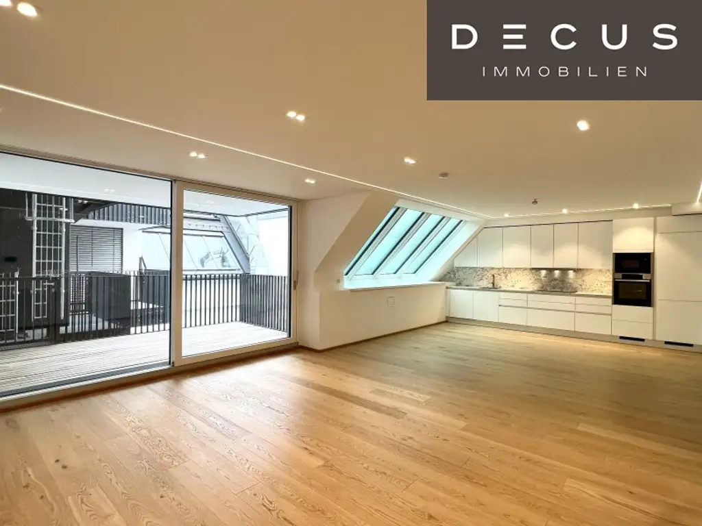 RESIDIEREN AM STADTPARK | ELEGANTE DACHGESCHOSSWOHNUNG | RUHIGE HOFSEITIGE 12 m2 TERRASSE | 4 ZIMMER | 2 BÄDER