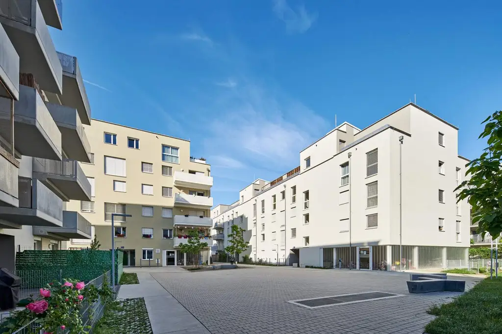 Q11 Leben in Simmering  - 
1-Zimmer-Wohnung mit Balkon und Deckenkühlung!