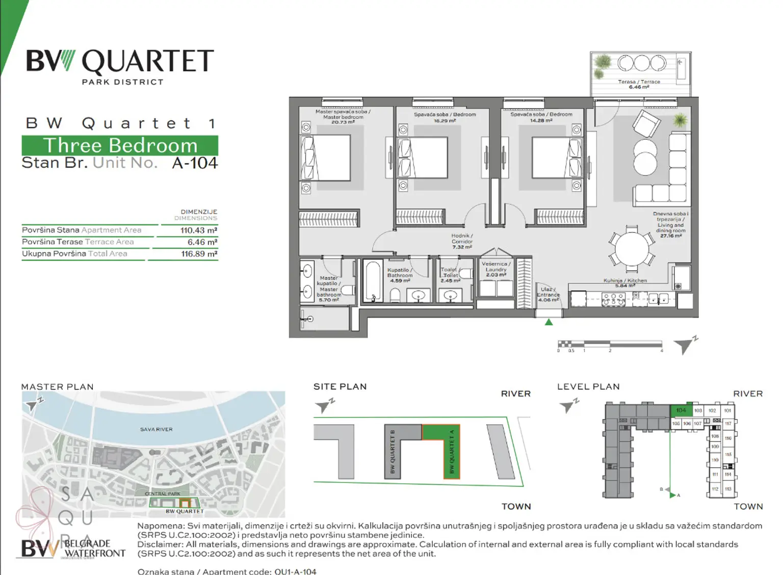 BW Quartet 1  3 bedroom