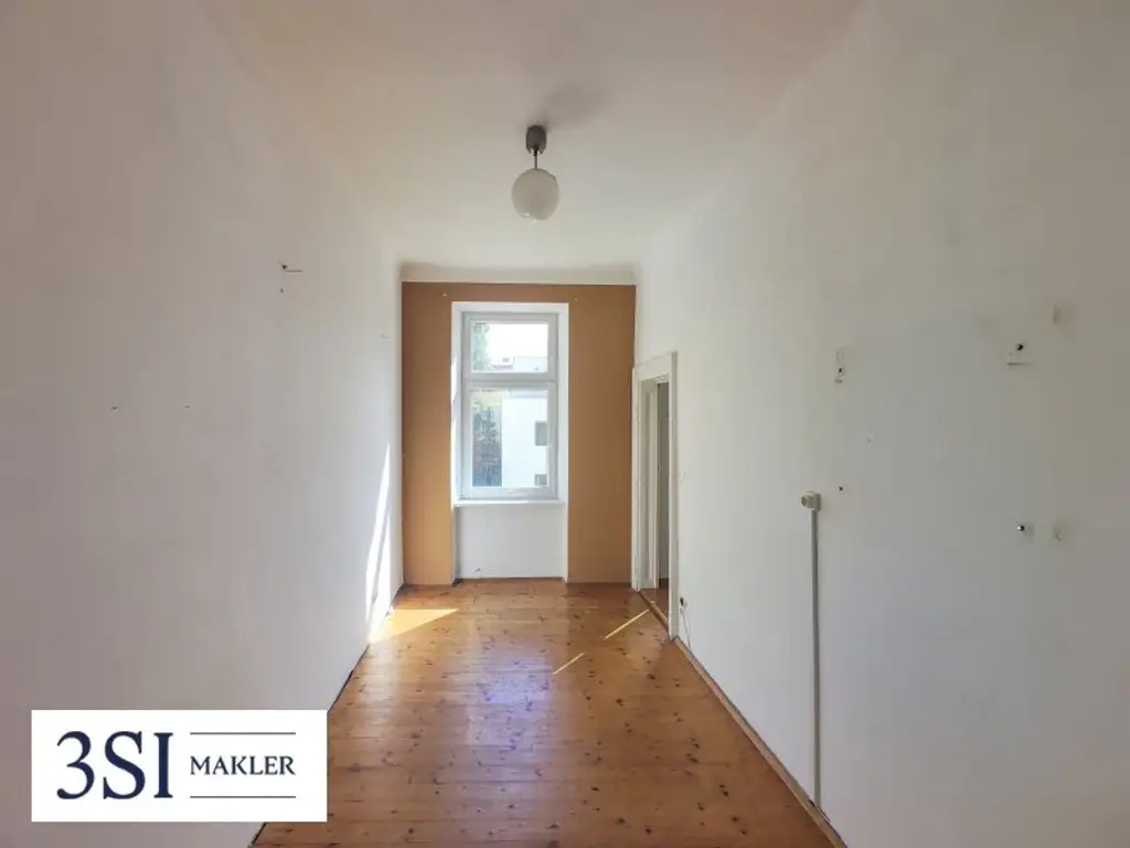 Attraktive 2 Zimmer Altbauwohnung in gepflegtem Altbau zum selbst gestalten