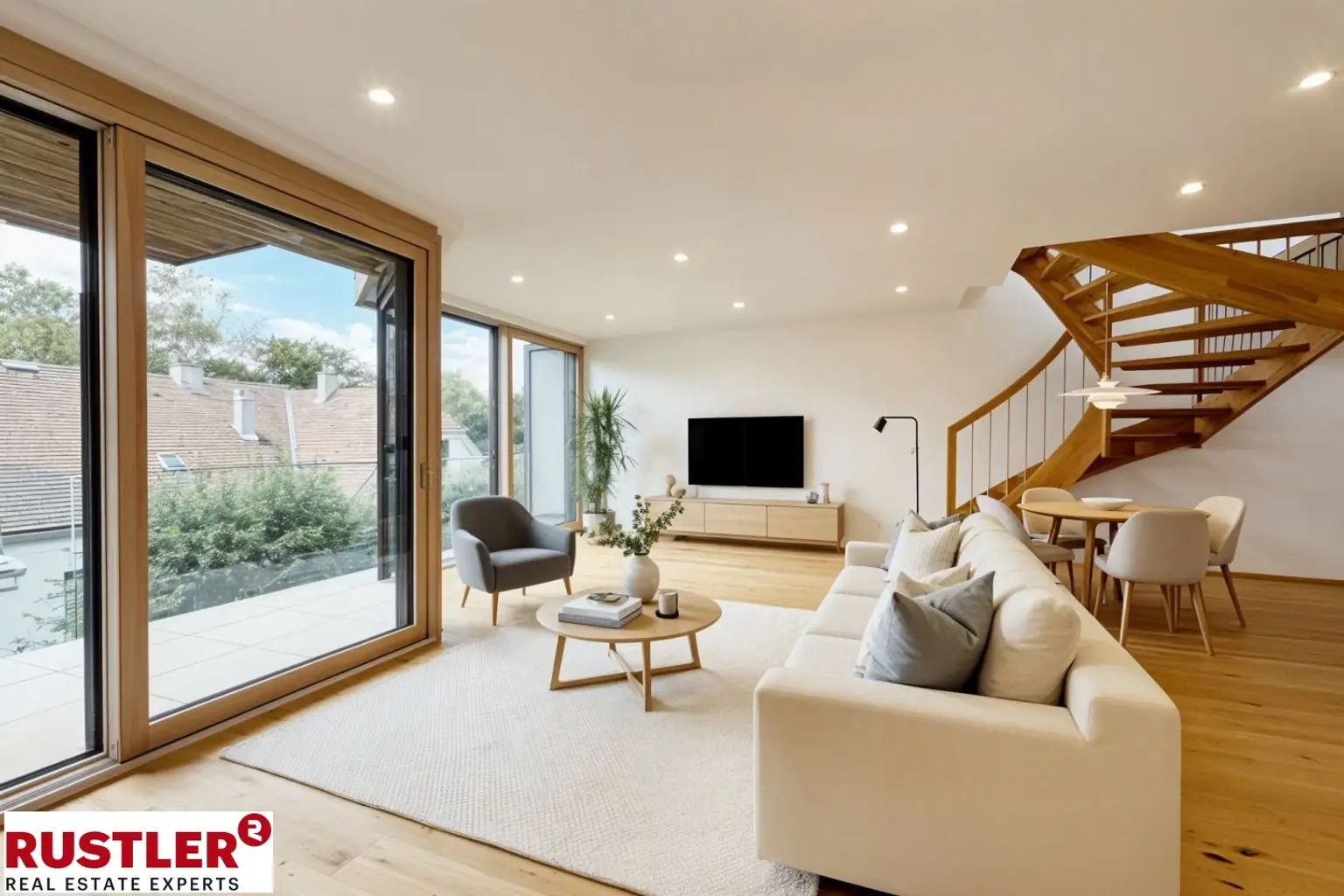 Wohnen auf 2 Ebenen mit Weitblick