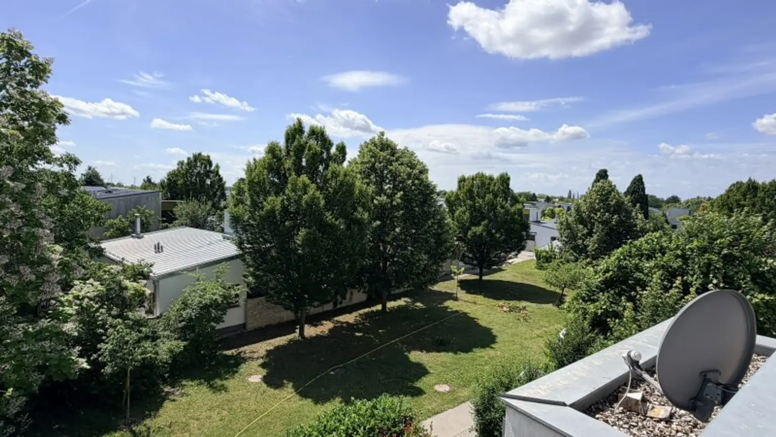 Ausblick vom Balkon