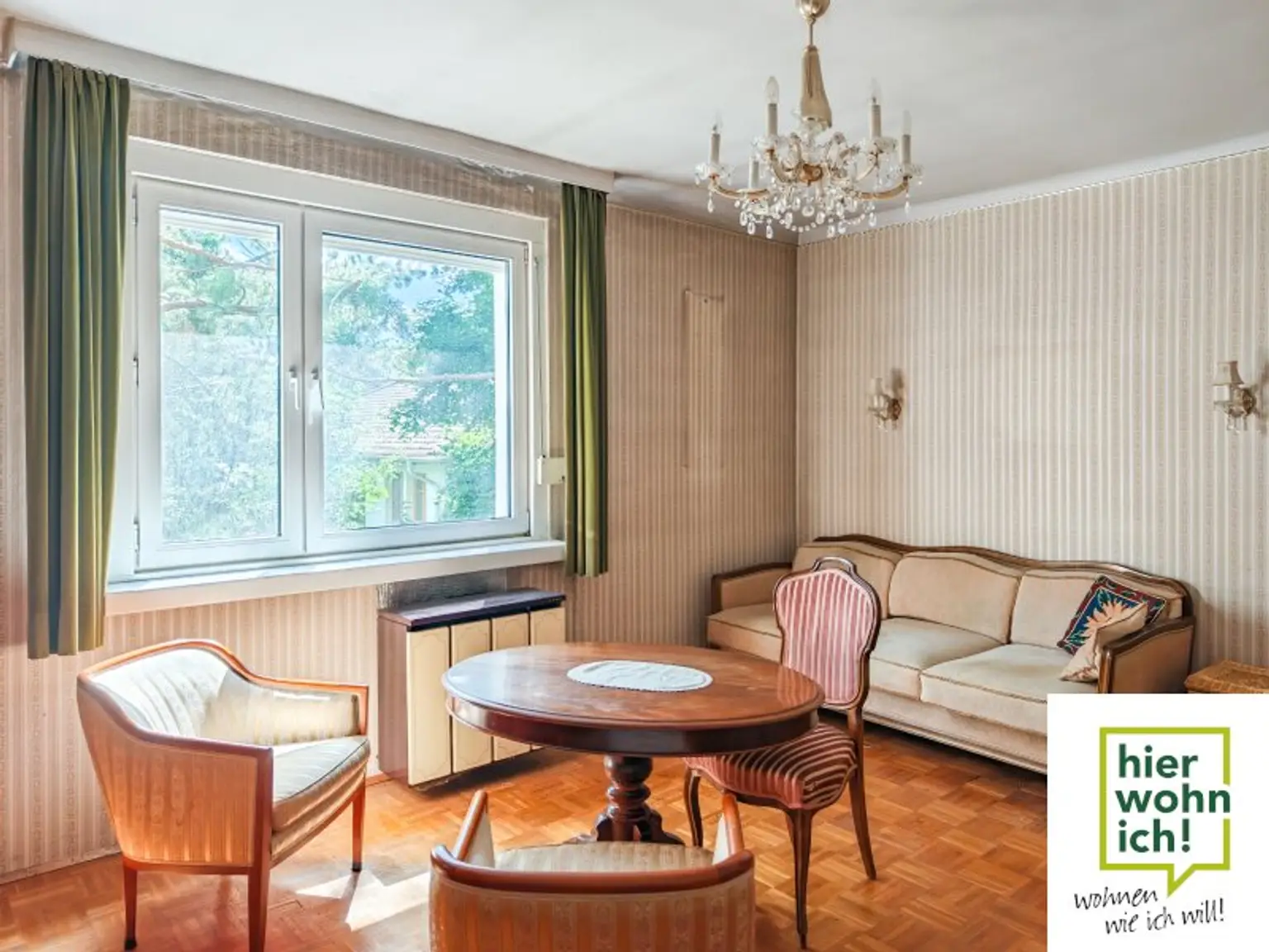 Grünruhelage: 2 Zimmer Südwohnung in Wien Mauer