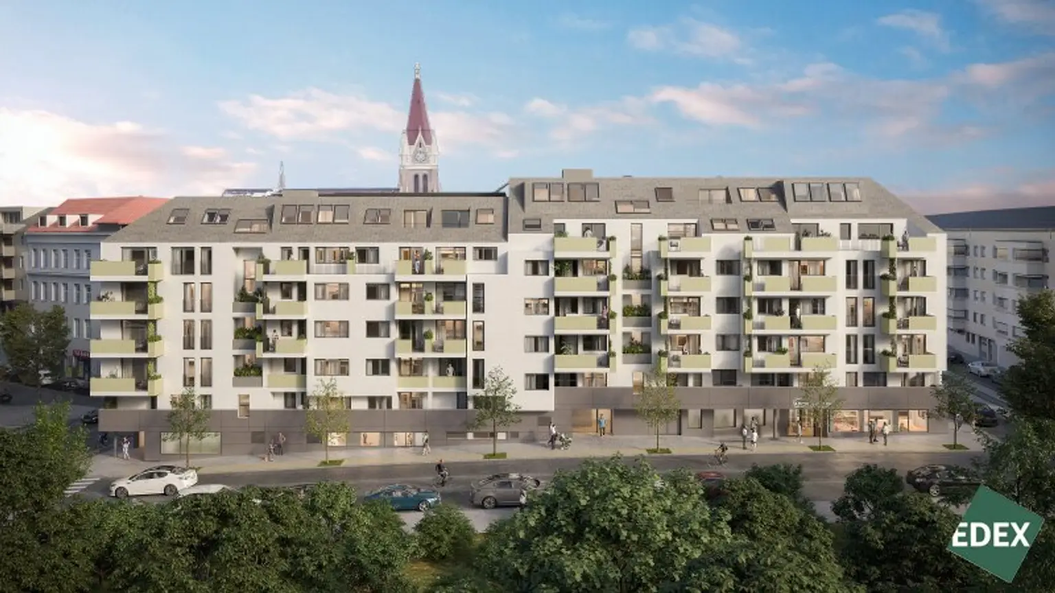 Moderne 2-Zimmer-Wohnung mit Balkon direkt bei der U3