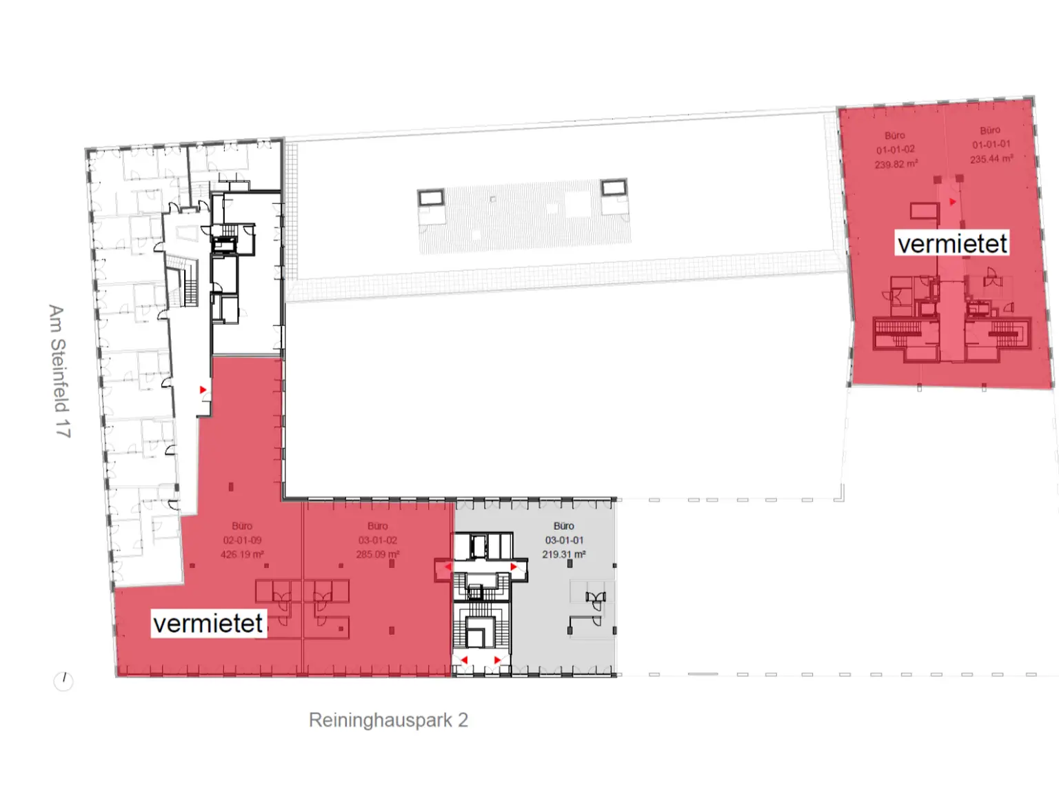 Büroflächen 1. OG "Das Julius"