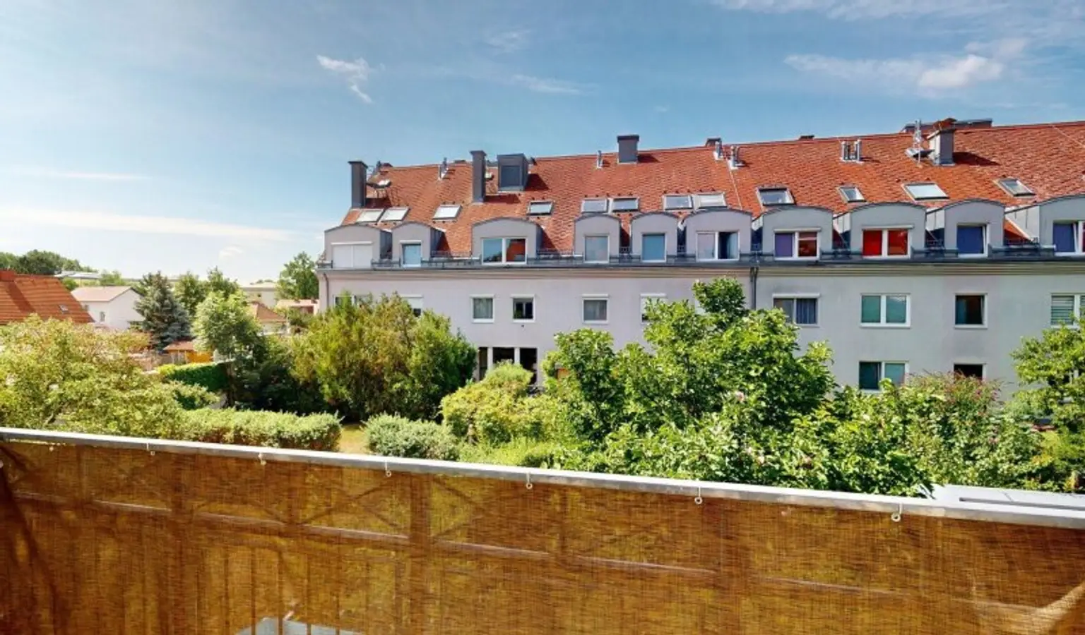 Aussicht vom Balkon