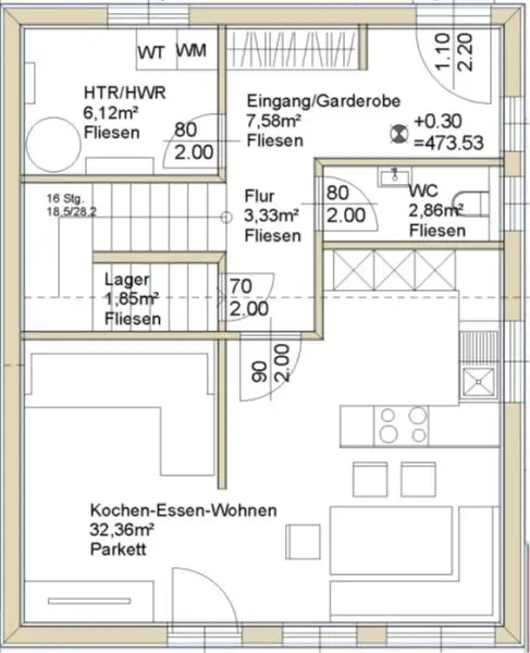 Wohngenuss auf bis zu 150 m² Nutzfläche