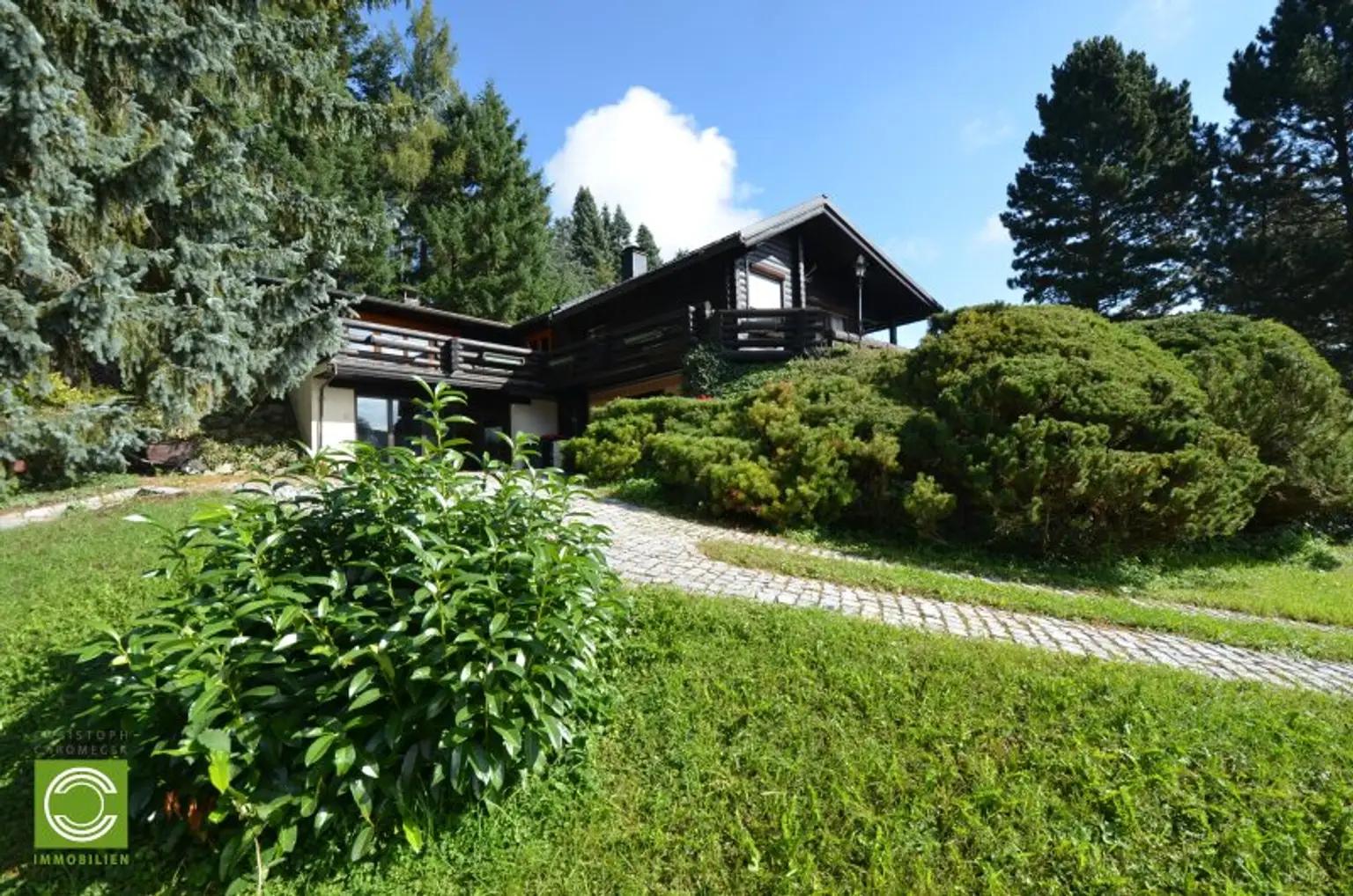 CHRISTOPH CHROMECEK IMMOBILIEN - SULZ IM WIENERWALD - Traumhafter Baugrund mit Blockhaus in Grün-Ruhelage!