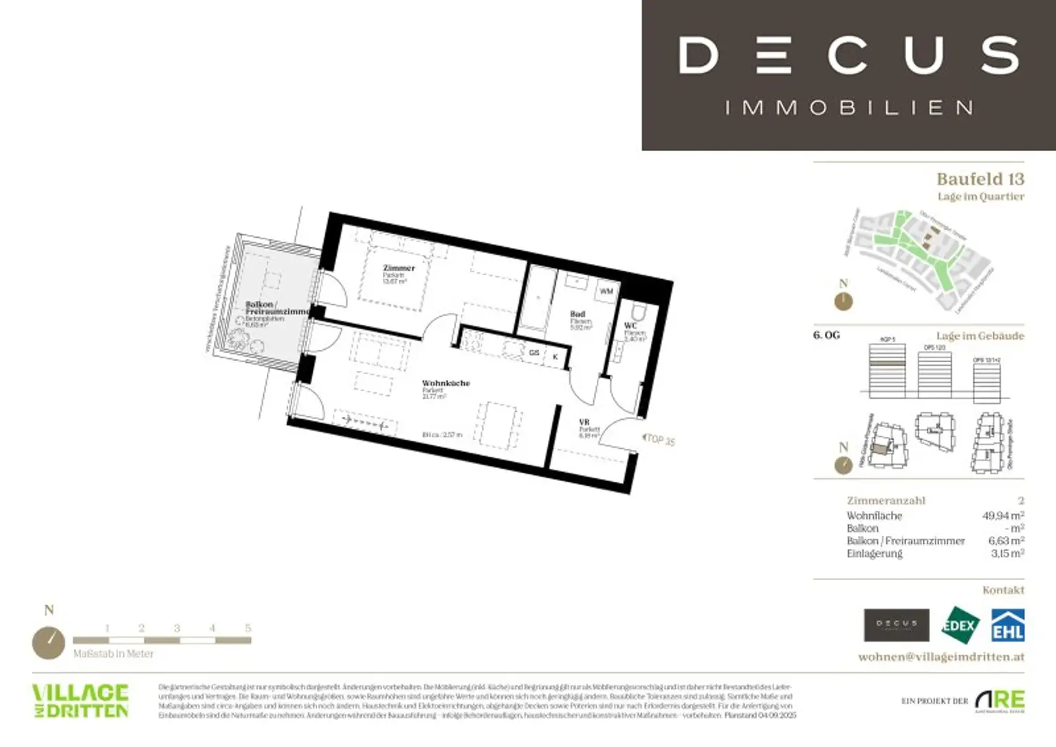 | ZWEI ZIMMER | EIGENNUTZER | URBAN DAHEIM | VILLAGE IM DRITTEN | BAUFELD 13 | FERTIGSTELLUNG 2027