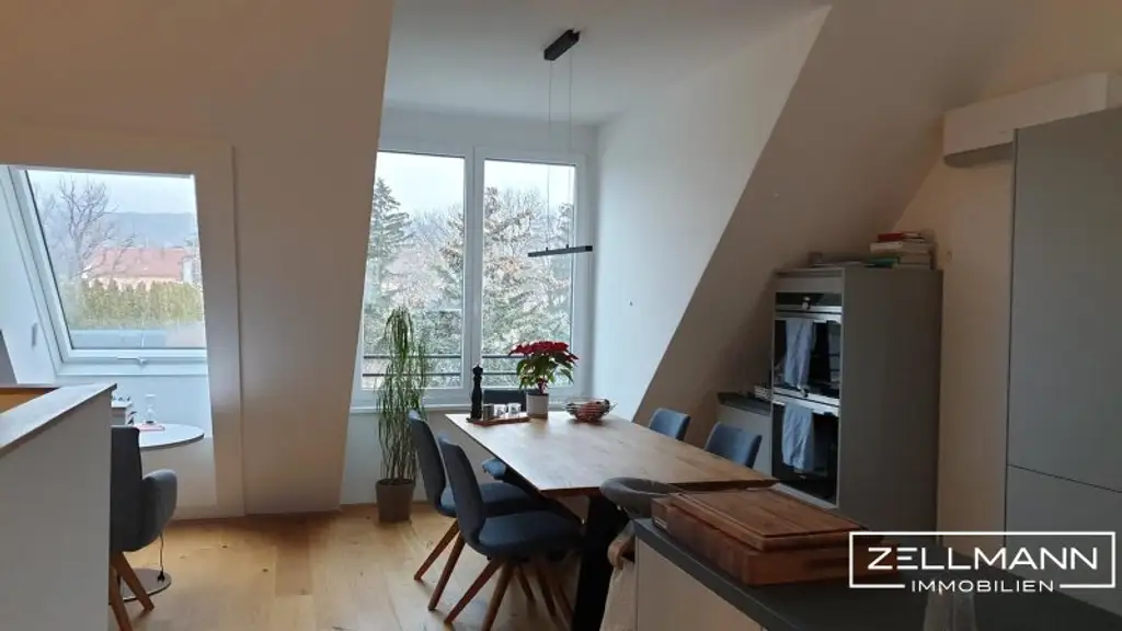 Wohnen über den Dächern von Mauer – Exklusive und neuwertige Dachterrassenwohnung mit Stil und Weitblick | ZELLMANN IMMOBILIEN