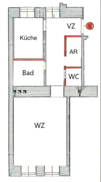 Stil trifft Komfort - Charmante 1-Zimmer Altbauwohnung in 1050 Wien