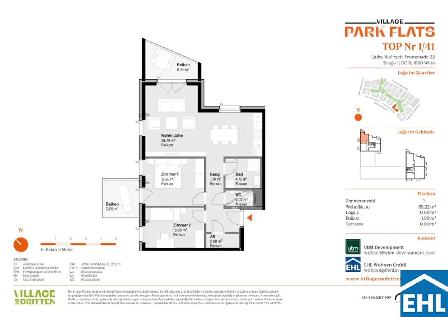 Attraktives Investment im 3. Bezirk: PARK FLATS für Anleger