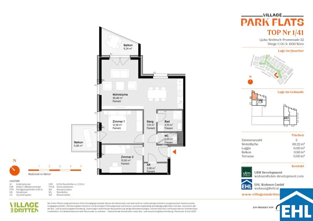 Attraktives Investment im 3. Bezirk: PARK FLATS für Anleger