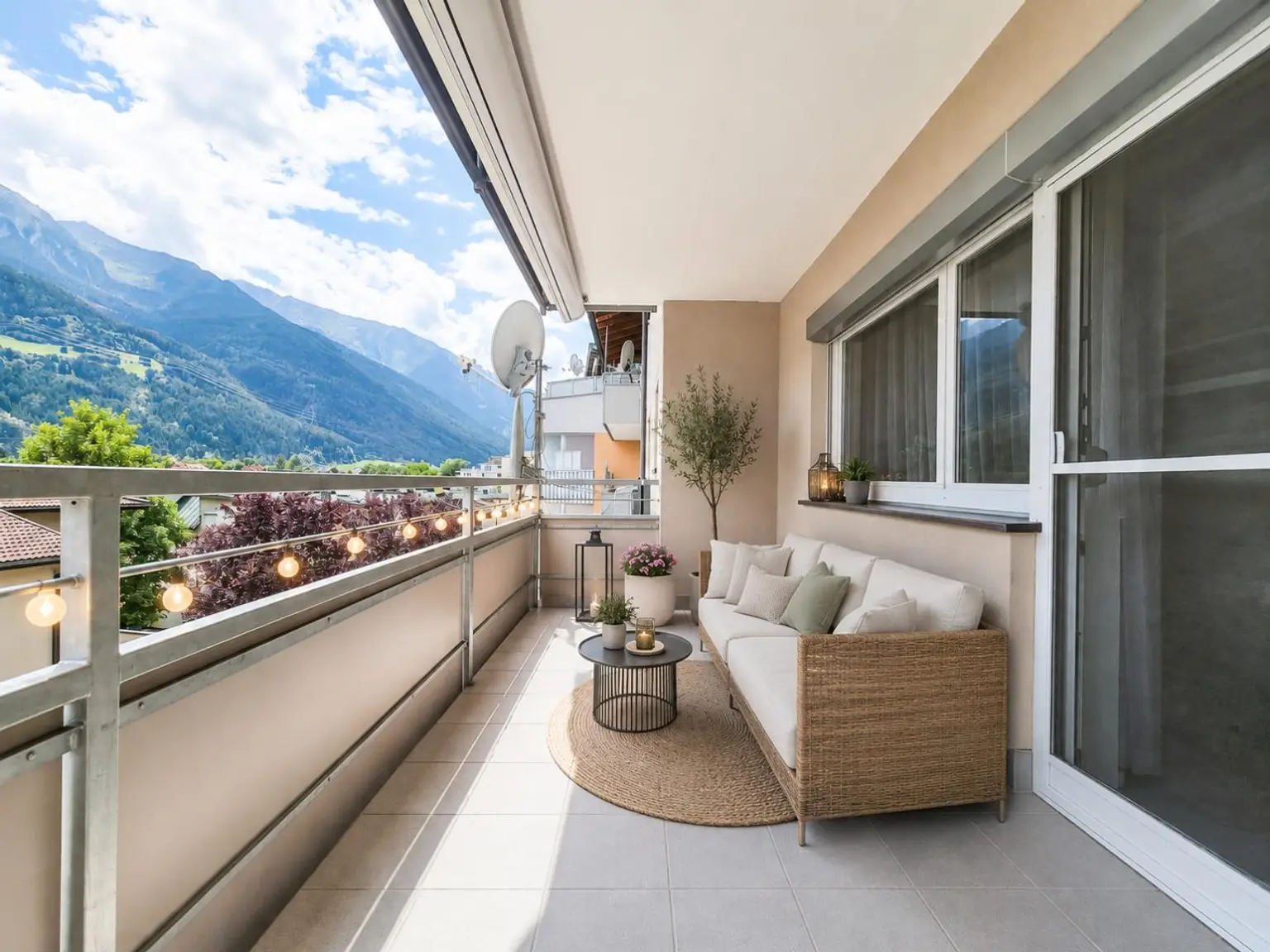 Balkon Visualisierung