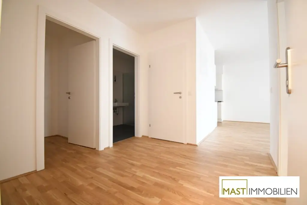 PROVISIONSFREI --- 2 Zimmer Garten Wohnung inkl. EWE Einbauküche & absoluter Ruhelage direkt in Spillern
