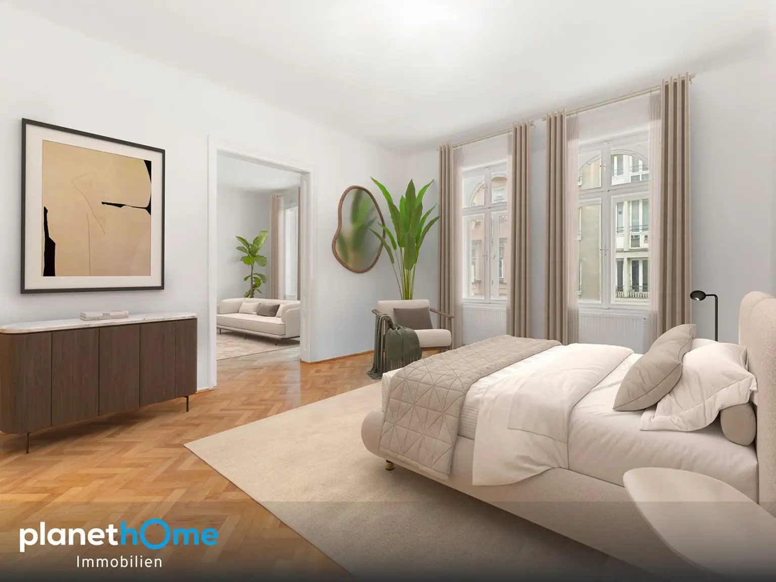 Schlafzimmer - Homestaging