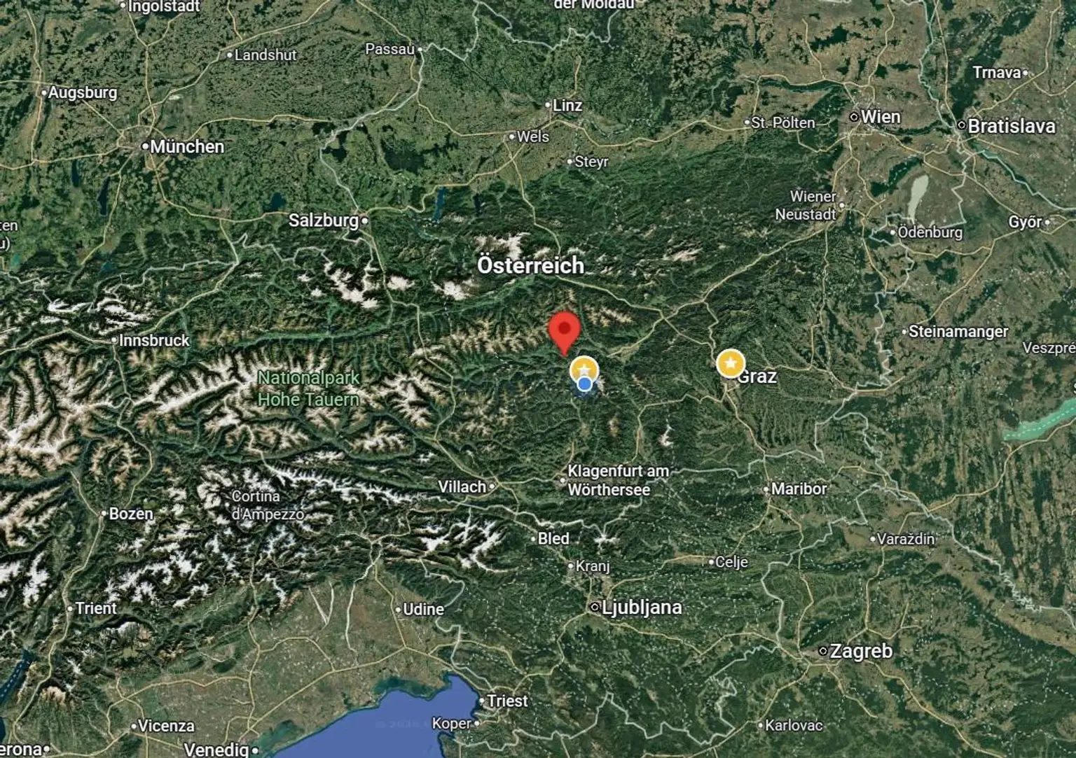 Lage Österreich