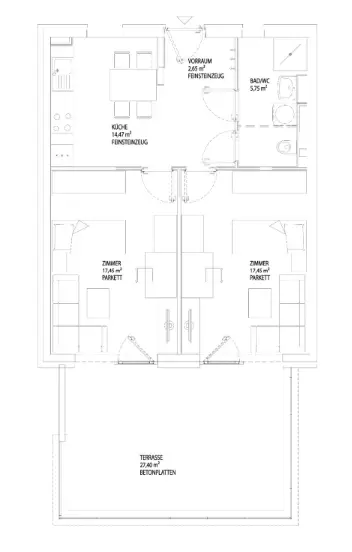 Moderne ruhige Terrassenwohnung in Innsbruck