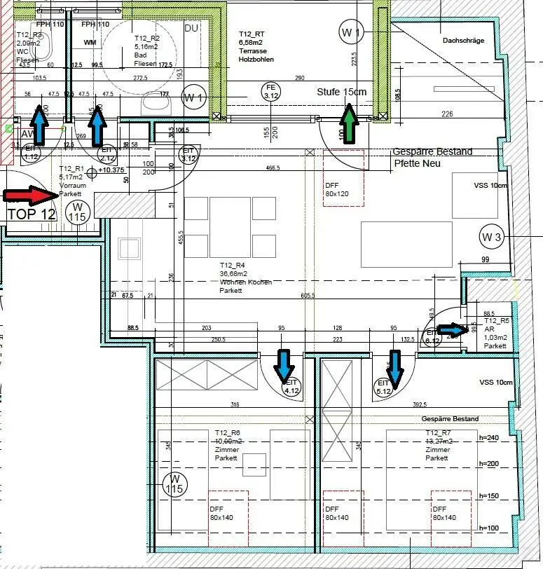 Geförderte 3-Zimmer Dachgeschoss-Wohnung mit Lift - Nähe FH ab 1.12.2025