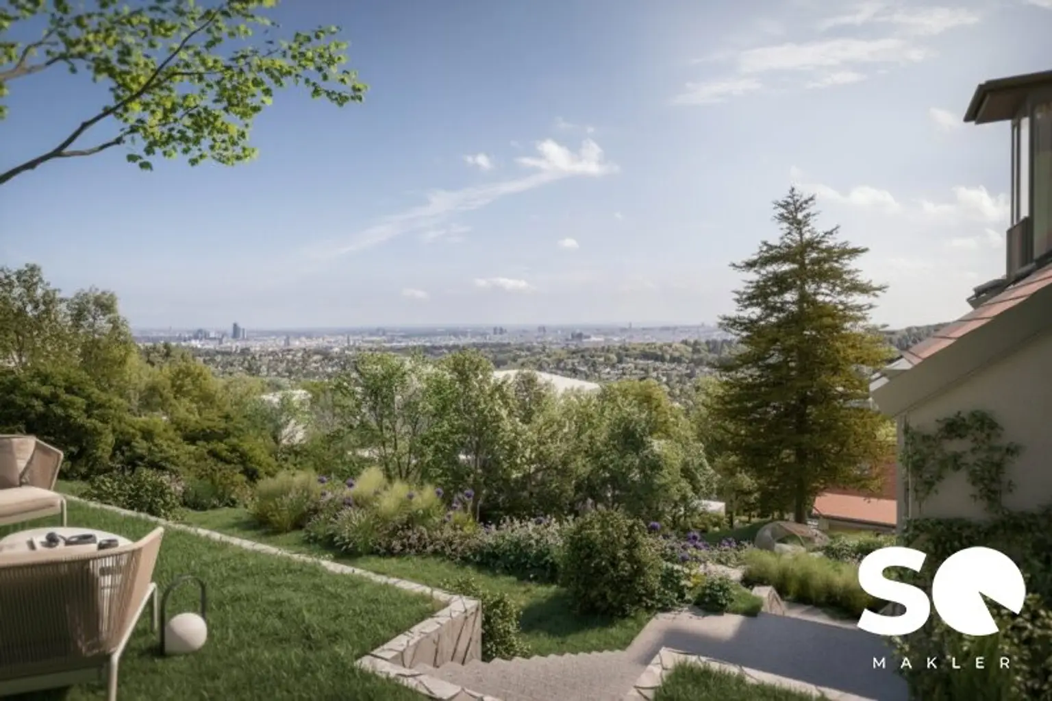 #SQ - WOHNEN IM GRÜNEN – GRUNDSTÜCK MIT BESTANDSGEBÄUDEN IN EXKLUSIVER LAGE DES 19. BEZIRKS