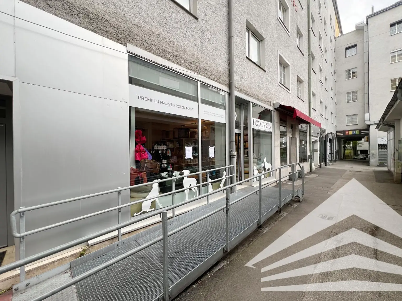 Außenaufnahme mit Rampe