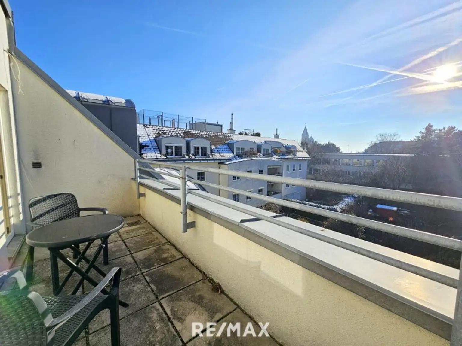 Auf der Süd-Terrasse