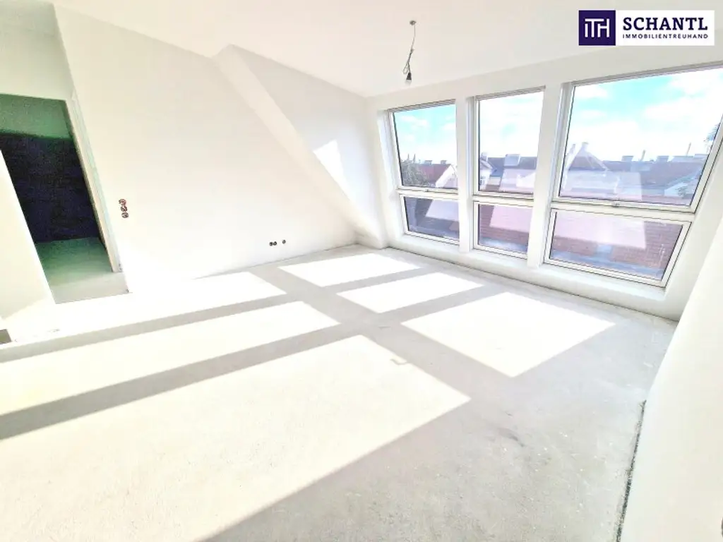 Preisreduktion! Exklusives Familienparadies über den Dächern – Stilvolle 4-Zimmer-Dachgeschosswohnung mit zwei Terrassen + moderner Luftwärmepumpe + Klimaanlage