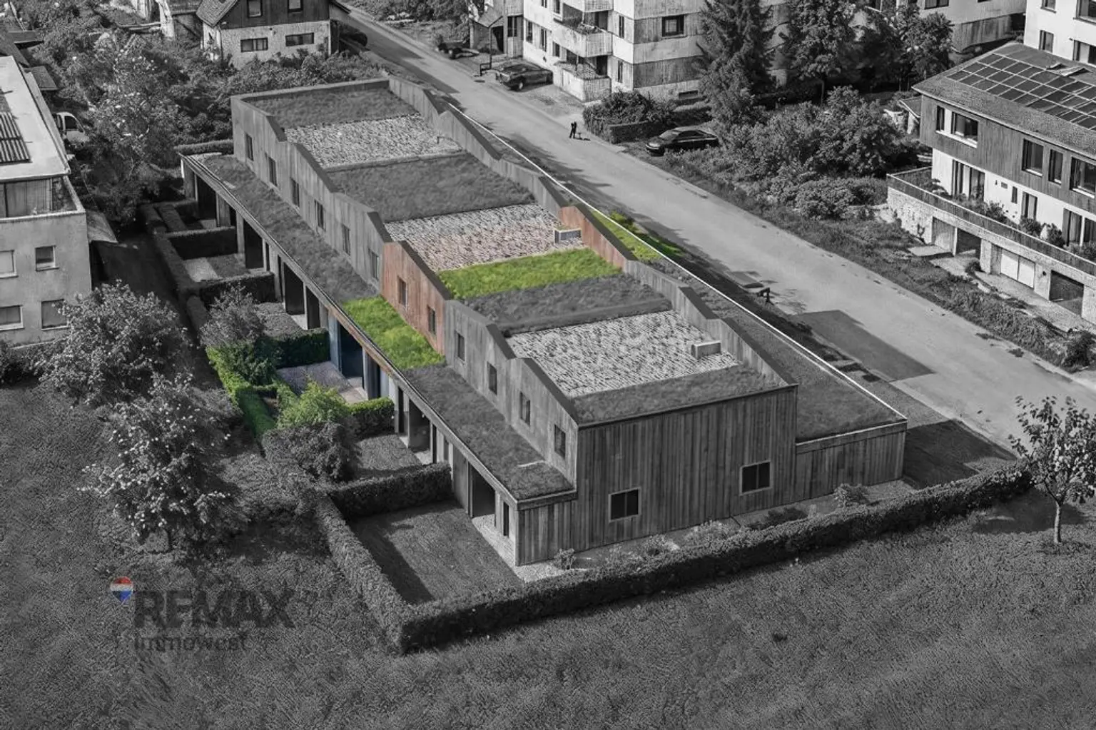 Haus C Visualisierung Dachauf