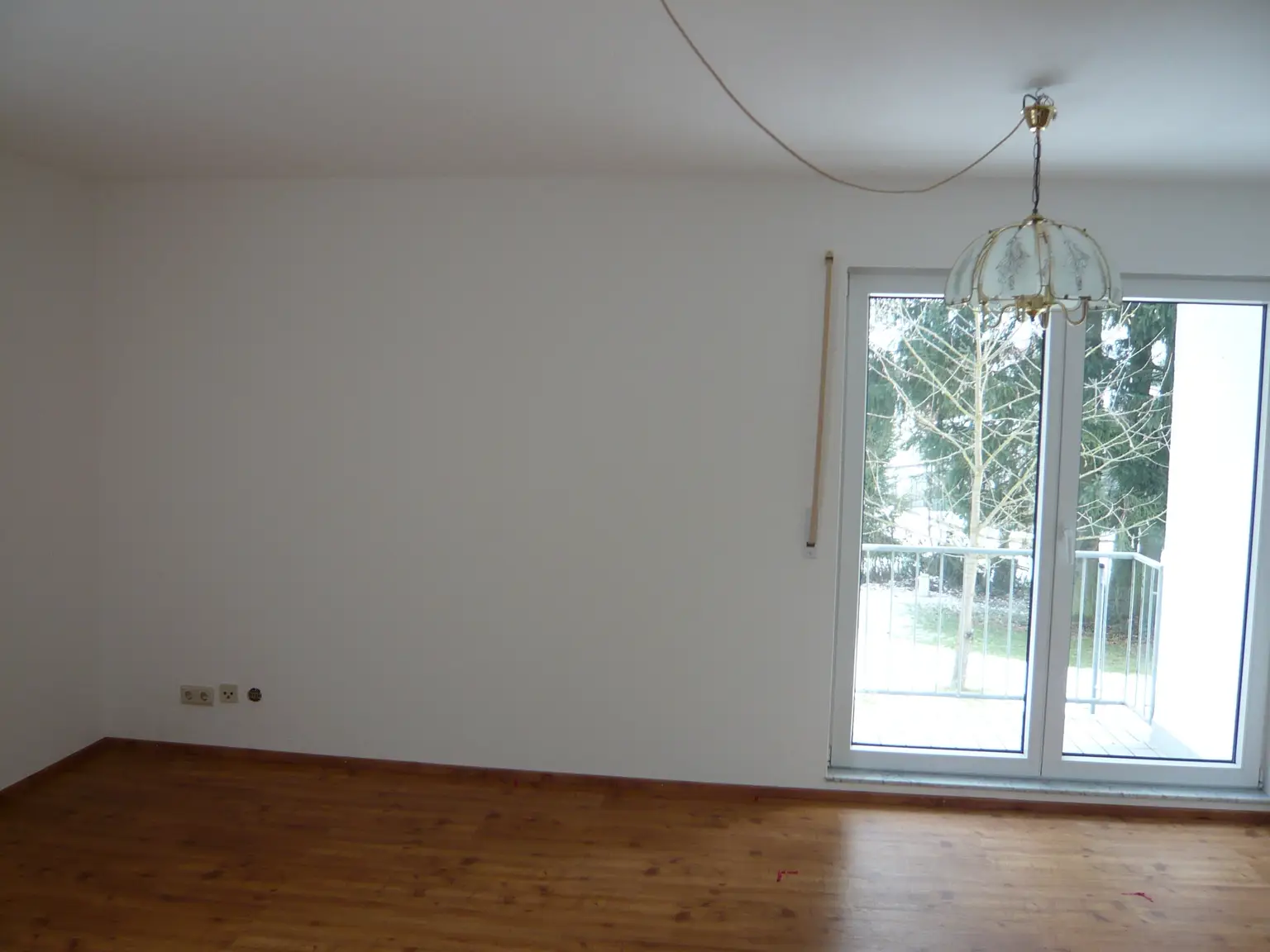 Blick zum seitlichen Balkon