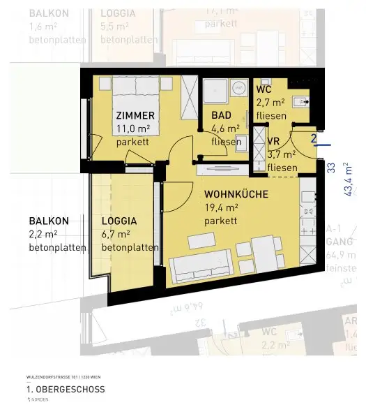 PROVISIONSFREI - Aspern Flats 101 - Ihr Traum vom Eigenheim im Grünen