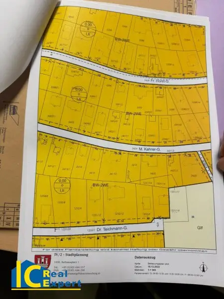 Die Flächenwidmung...