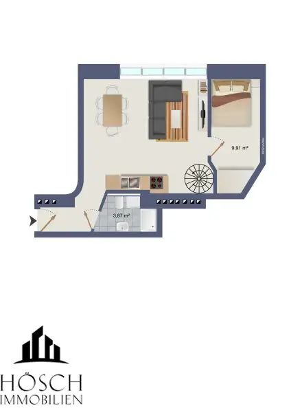 Stilvolle Maisonette-Wohnung mit Terrasse in Wiener Top-Lage!