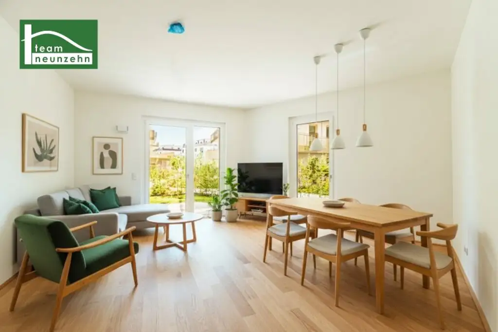 Sie werden es lieben – durchdachte Grundrisse mit Freiflächen im Grünen – Niedrig-Energie-Standard