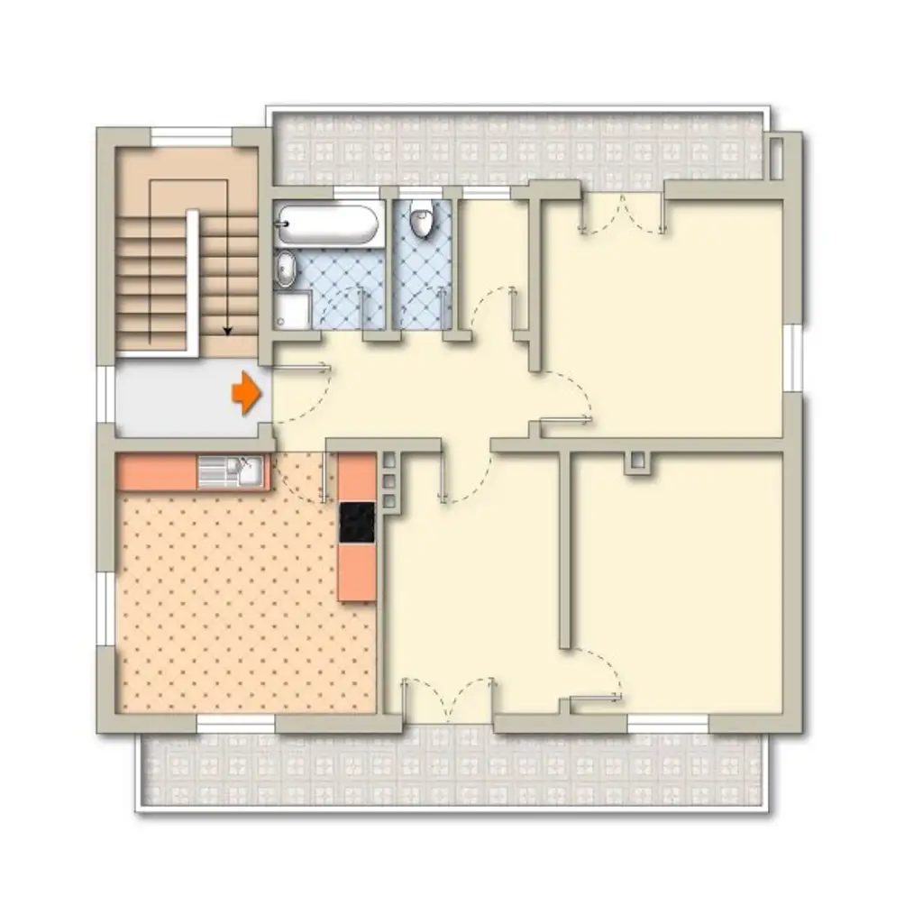 Grundriss Wohnung