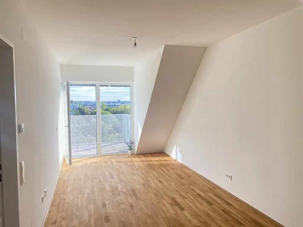 Top Weitblick Wohnung U3 2 Zimmer + Balkon - 1 bedroom apartment + balcony  ERSTBEZUG =Das Laurenz=