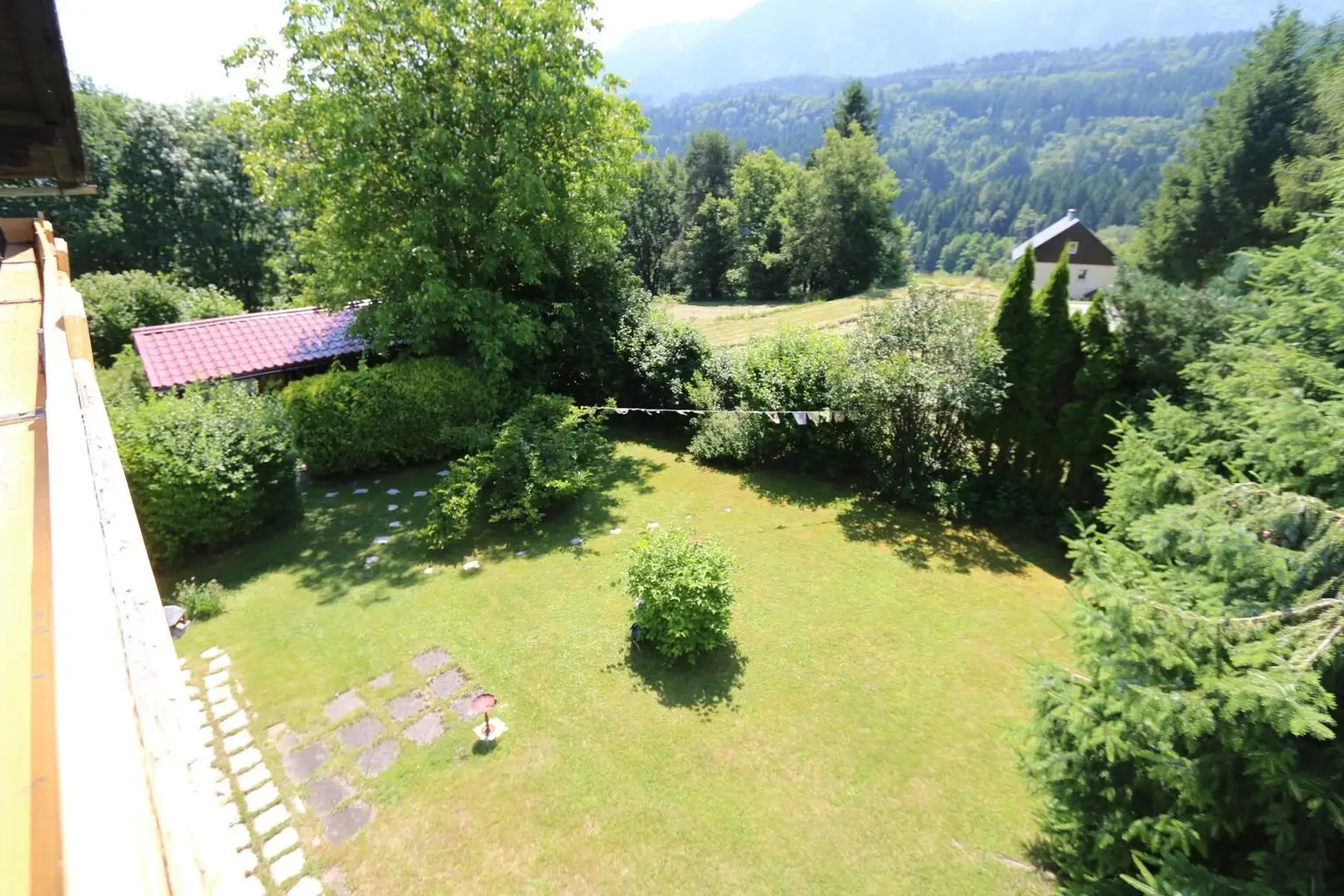 Ausblick vom Balkon OG