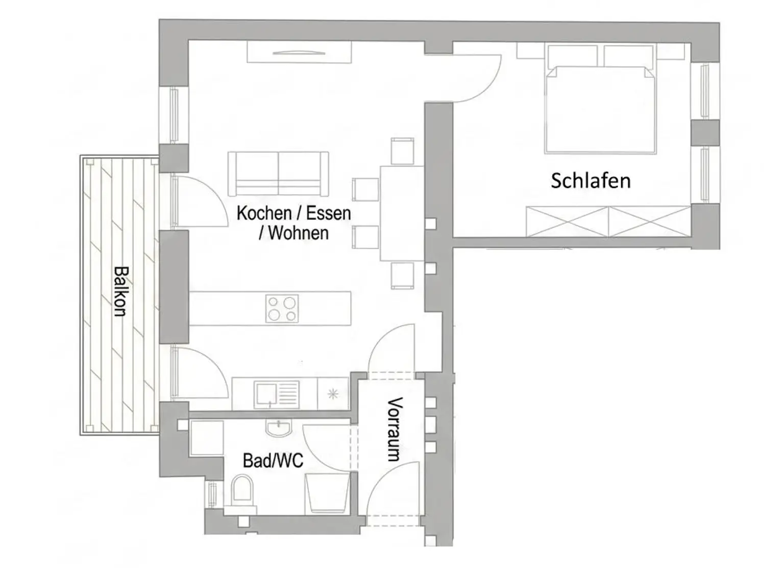 Grundriss-Skizze