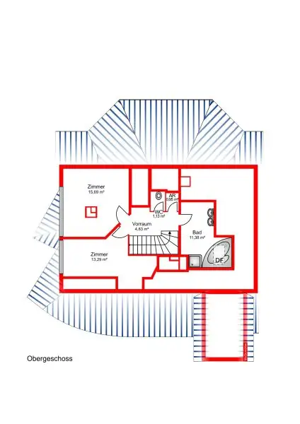Sonnige 6-Zimmer-Terrassenwohnung mit 2 Garagenplätzen! | auch auf 2 Wohnungen teilbar!