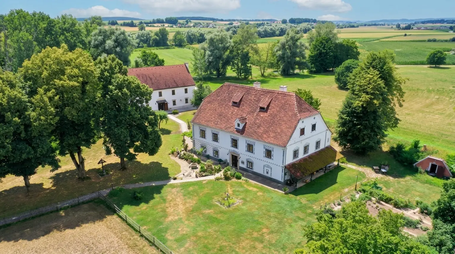 Historisches Anwesen I Herrenhaus I Reitstall I 10 Hektar Grund I Nähe Graz