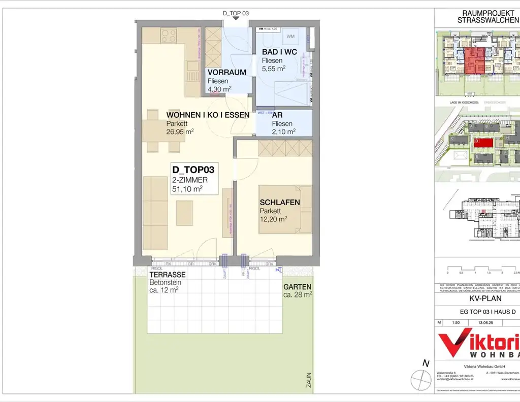 Charmante 2-Zimmer Wohnung mit Garten in Straßwalchen!
