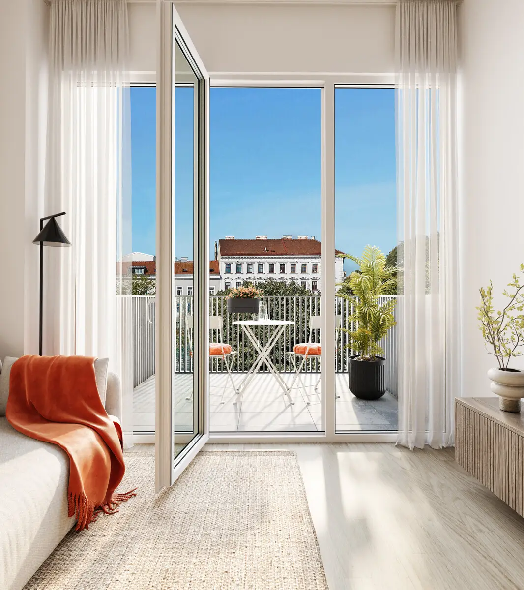 WOHNEN AM PARK - Urban & Grün: Dachgeschoss mit Ausblick