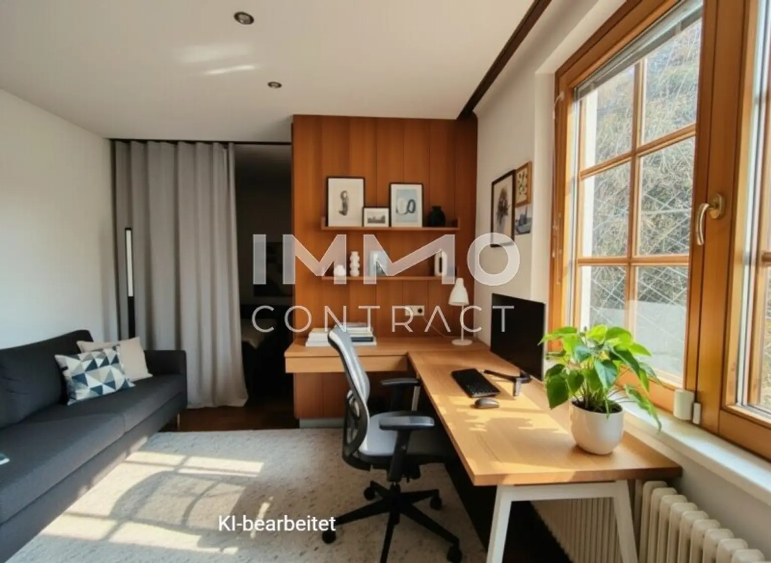 Zimmer KI-möbliert