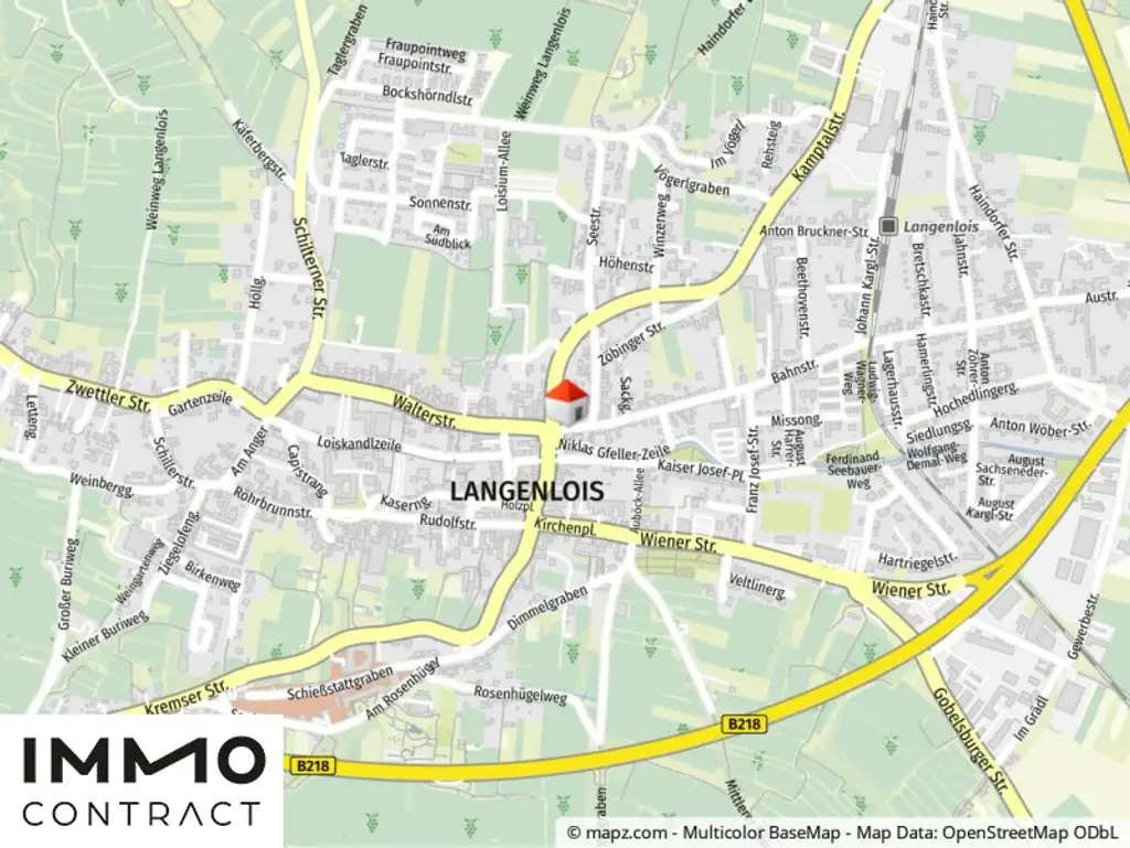 Geolyzer Kartenausschnitt