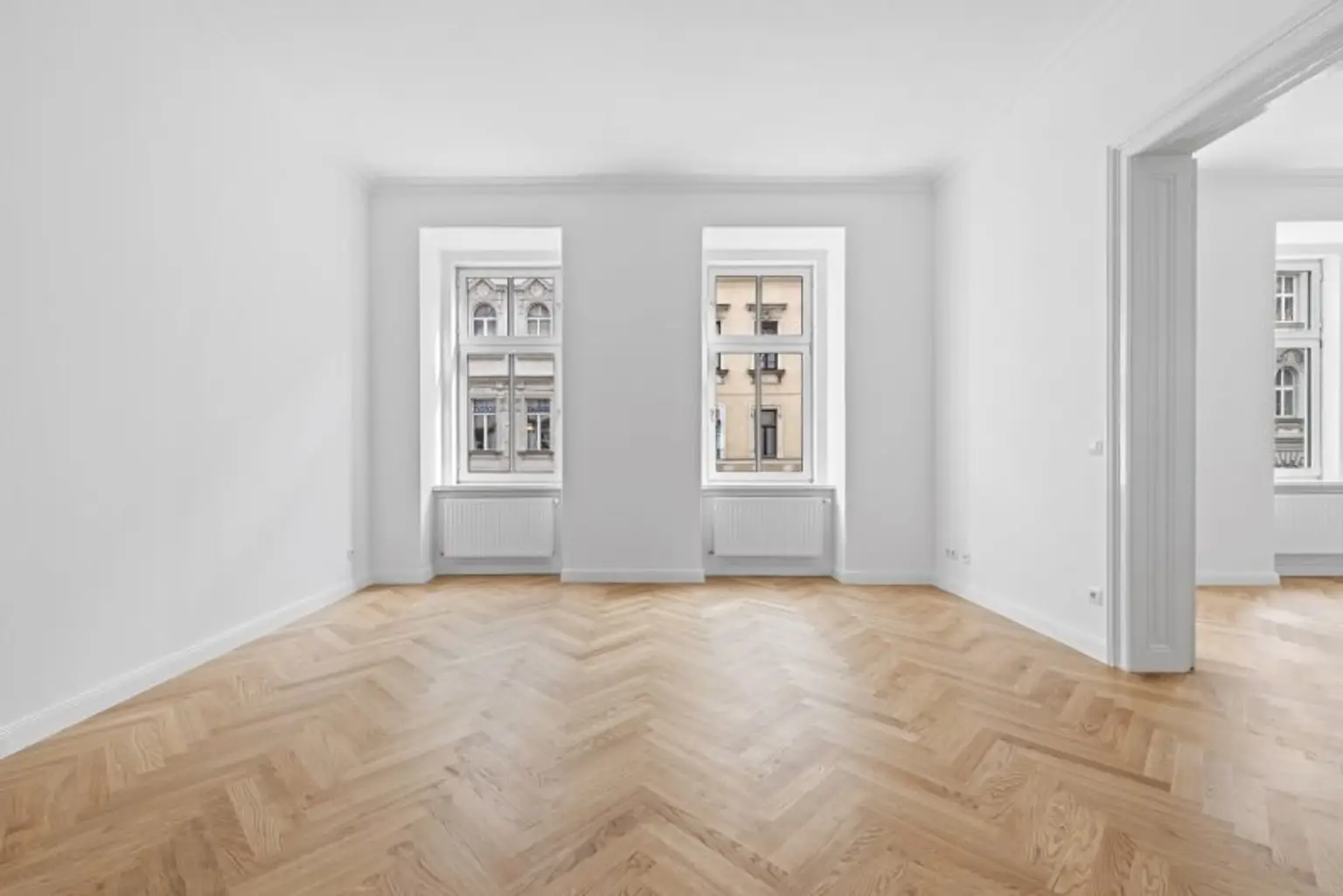 U4 PILGRAMGASSE: exklusiv generalsanierte 3-Zimmer Altbauwohnung mit hofseitigem Schlafzimmer