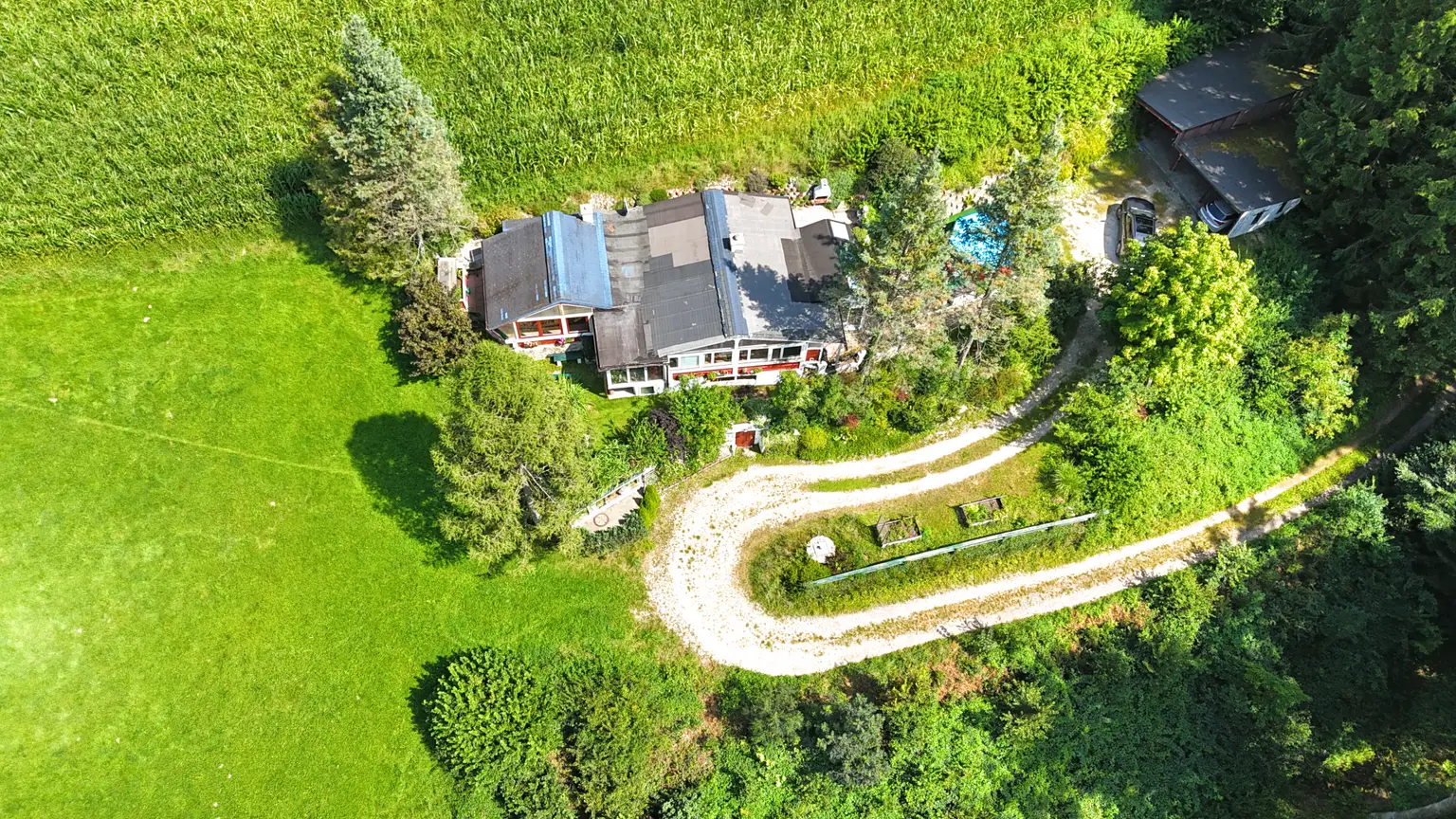 Idyllisches Einfamilienhaus im Grünland