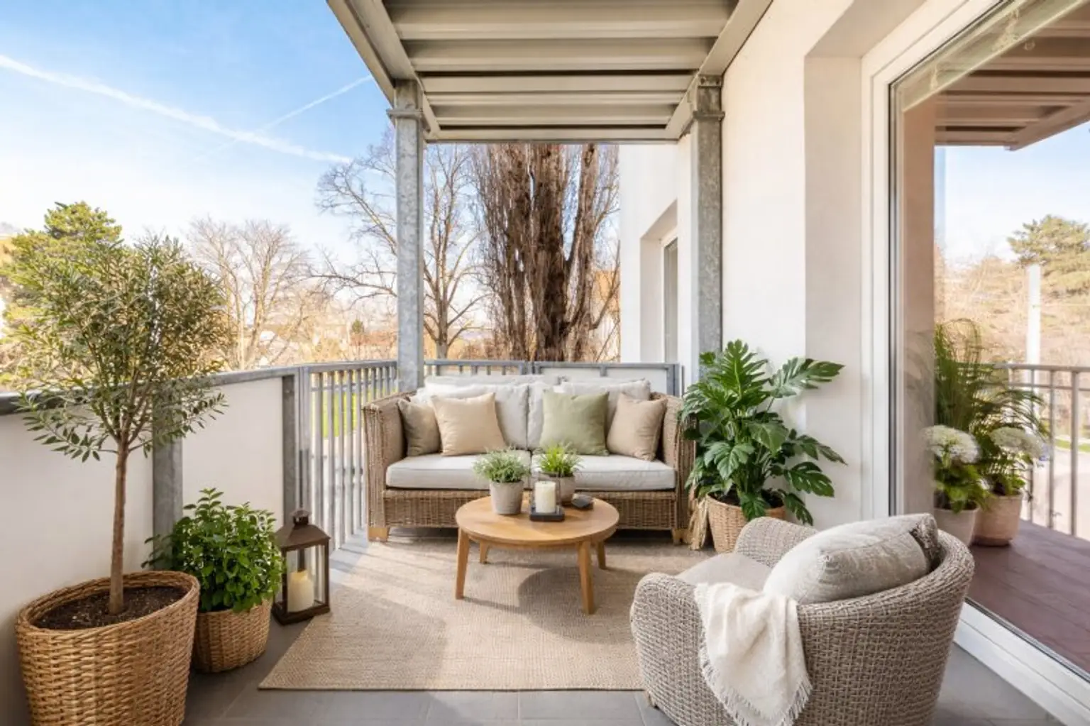 Möblierungsvorschlag Balkon