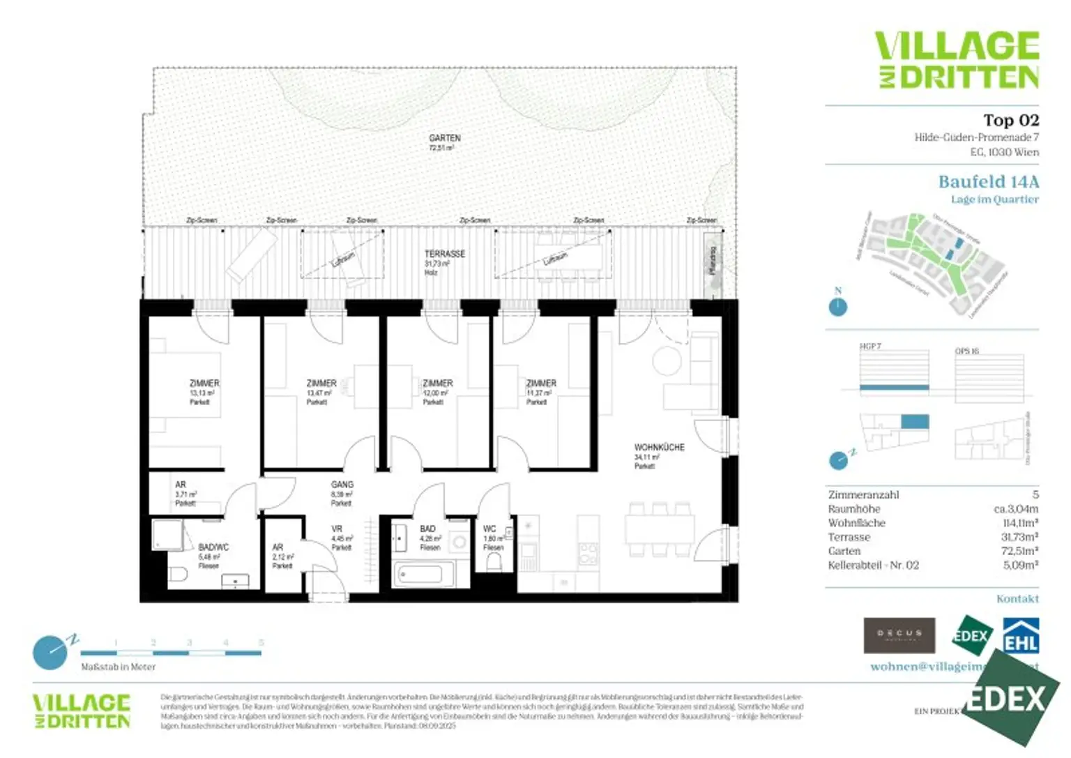 VILLAGE IM DRITTEN | BAUFELD 14A | NATÜRLICH DRAUSSEN