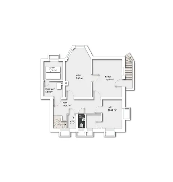 Grundriss Keller