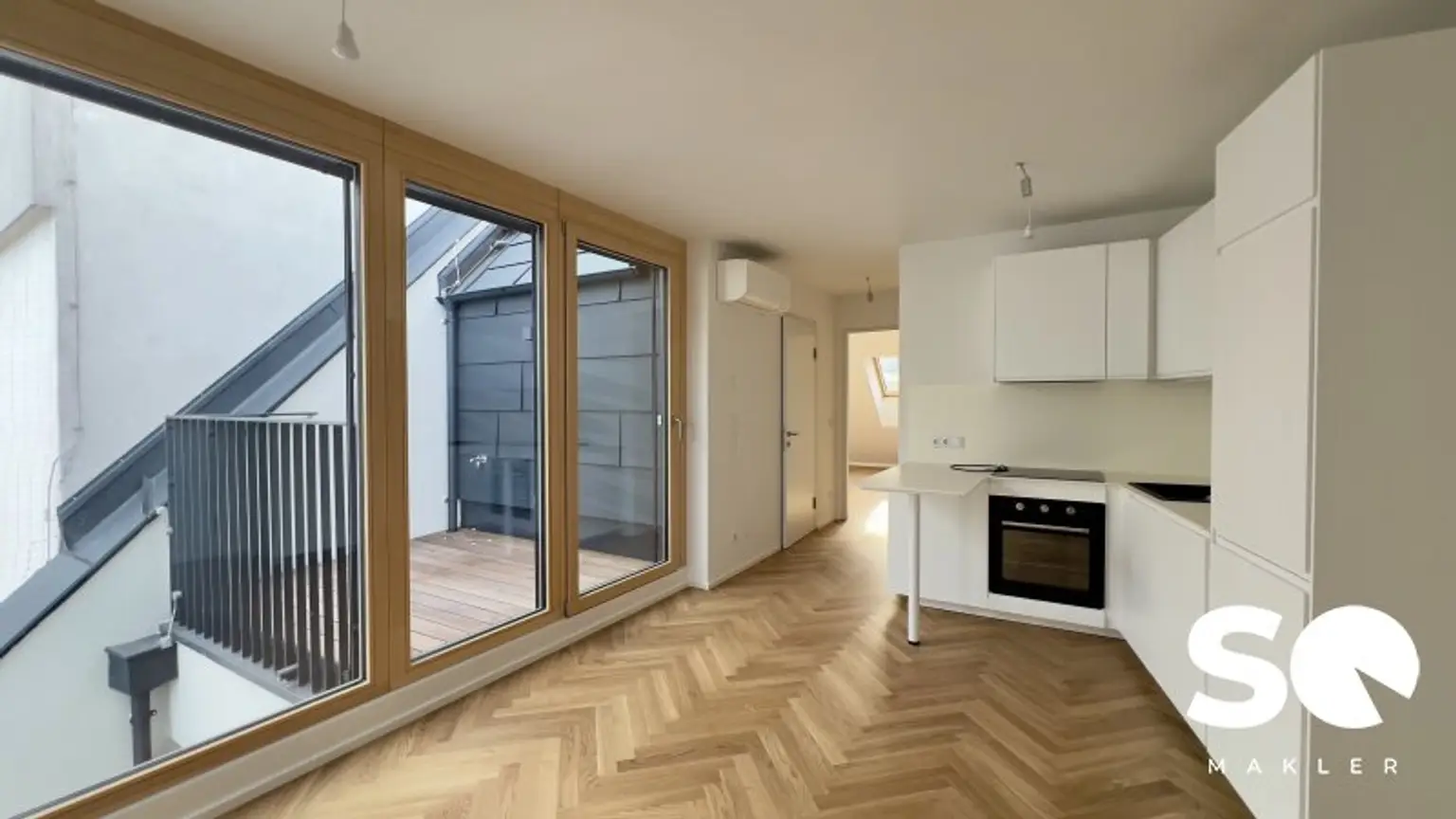 # SQ - EXKLUSIVE DACHGESCHOSSWOHNUNG IN 1030 WIEN - SEIDLGASSE - 2 ZIMMER und TERRASSE - TOP 14