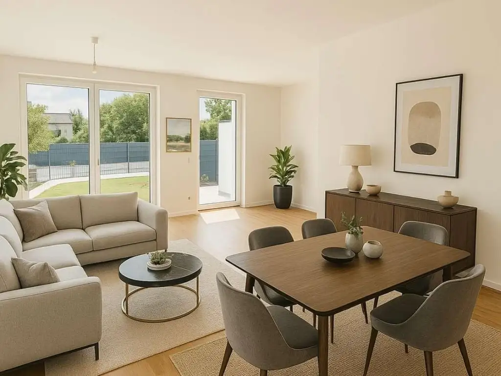 "Nur noch eine Einheit! Luxus-Doppelhaus mit Tiefgarage, Keller, Dachterrasse & Smart-Home - auf Eigengrund!"</"